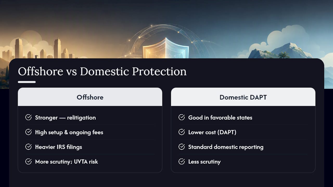 Should You Consider Offshore Trusts and International Jurisdictions? — overview diagram