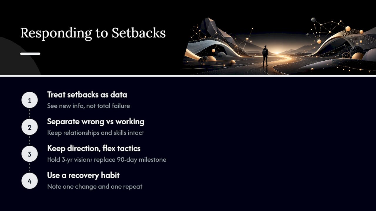 How Do You Handle Setbacks Without Losing Momentum? — overview diagram
