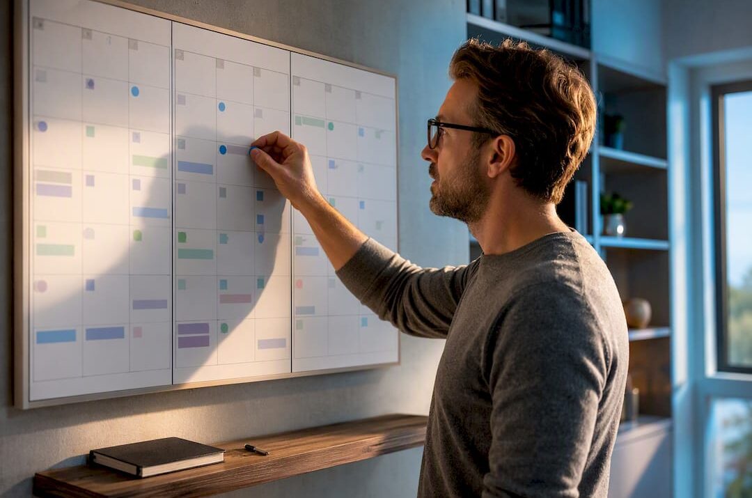 Professional planning focused 90-day career milestones