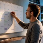 Professional planning focused 90-day career milestones